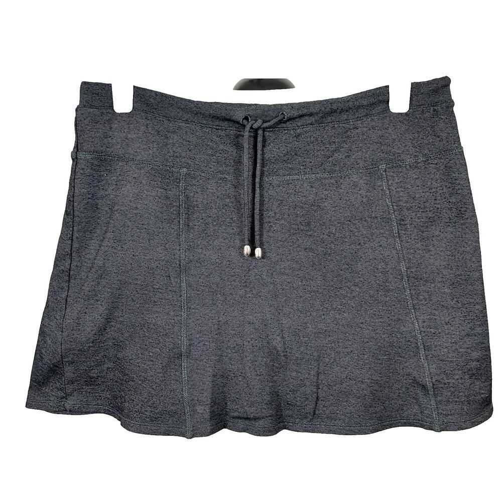 Green Tea Women’s Athletic Tennis Pickleball Golf Skort Black Size XL Drawstring